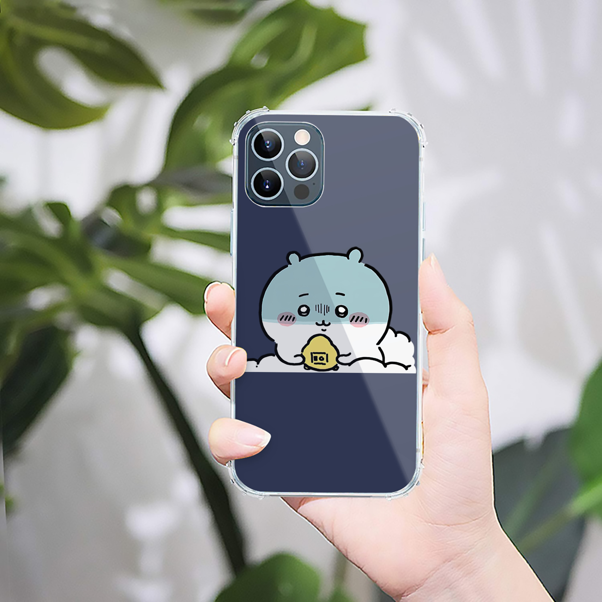 （画像用） ちいかわ ちいかわ Chii-kawa chiikawa 【iPhone 12シリーズ対応】透明スマホケース（クリアソフトケース）